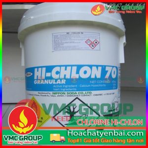 CHLORINE HI-CHLON Ca(OCl)2 70% NHẬT