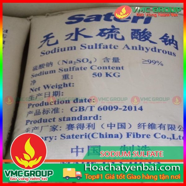 SODIUM SULFATE Na2SO4 99%, TRUNG QUỐC, 50kg/BAO